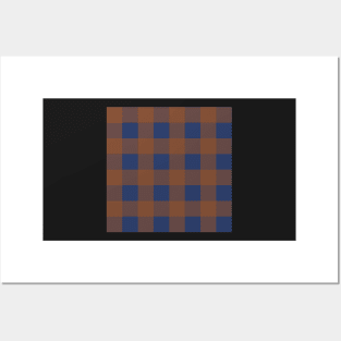 Little Critter Plaid - Navy and Brown Posters and Art